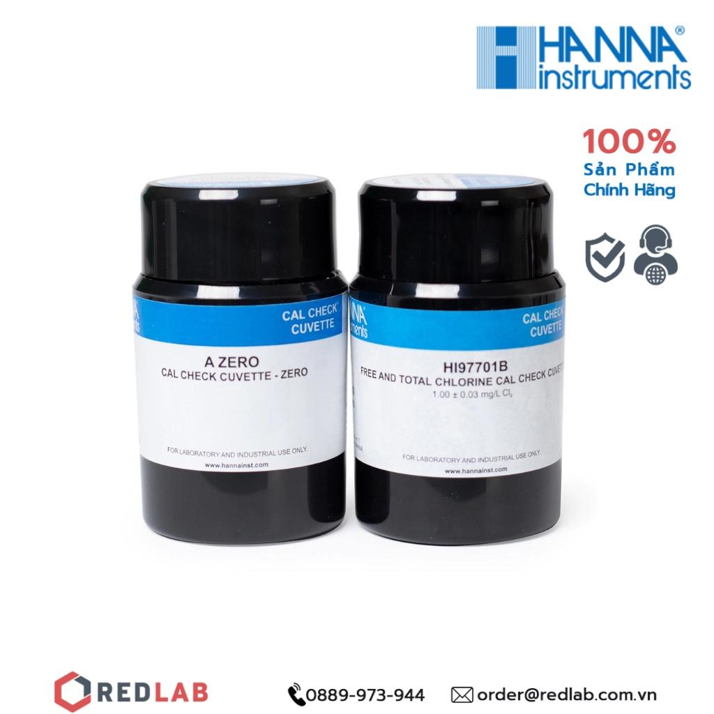 Dung dịch chuẩn CAL Check Clo dư và Clo tổng cho máy đo quang Hanna HI97701-11