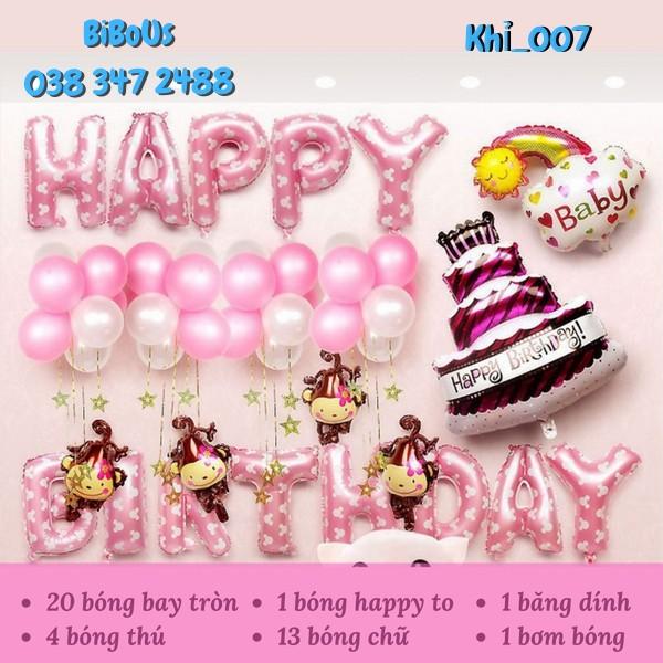 Set Sinh Nhật Khỉ