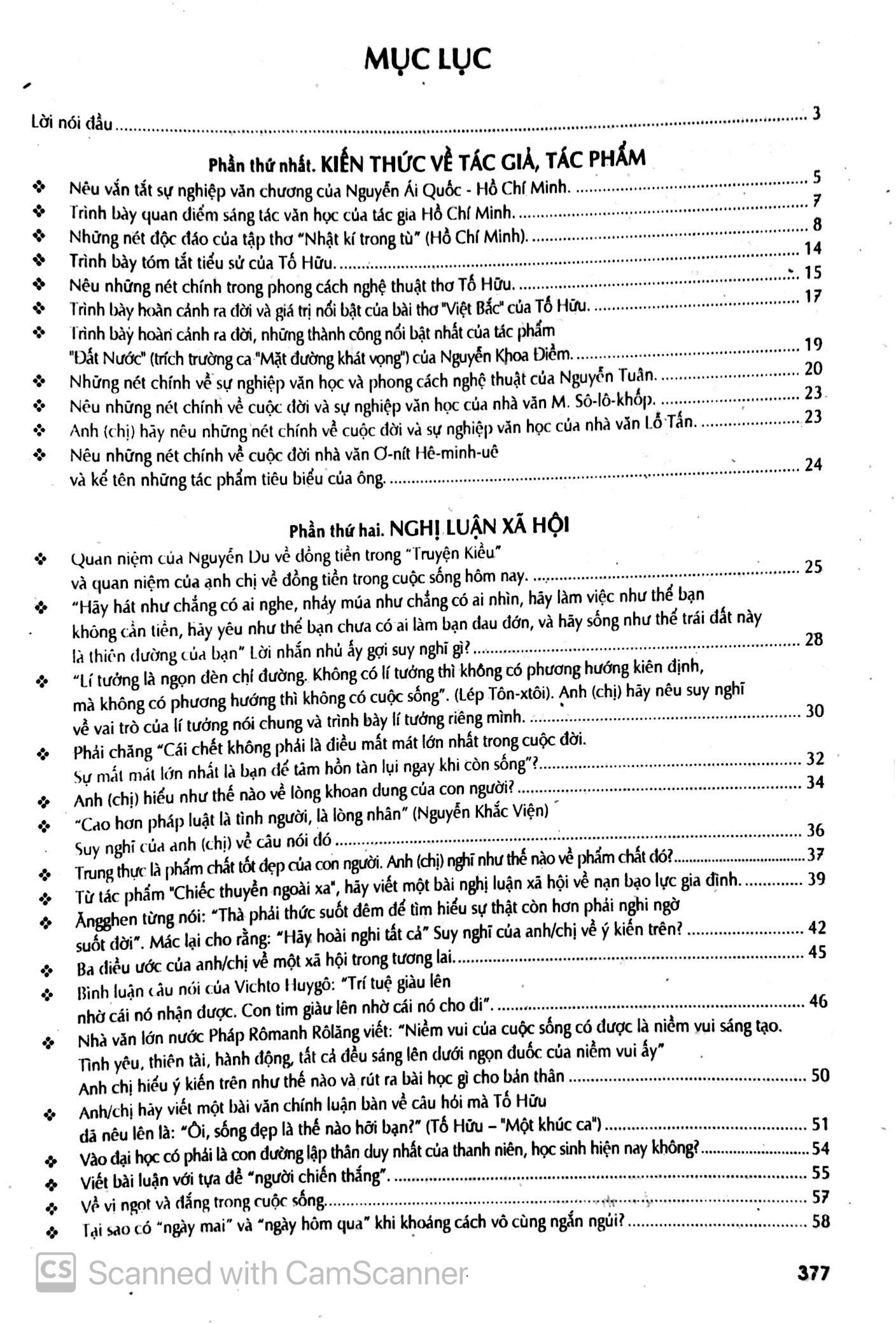 125 Bài Văn Hay Lớp 12 (Tái Bản)