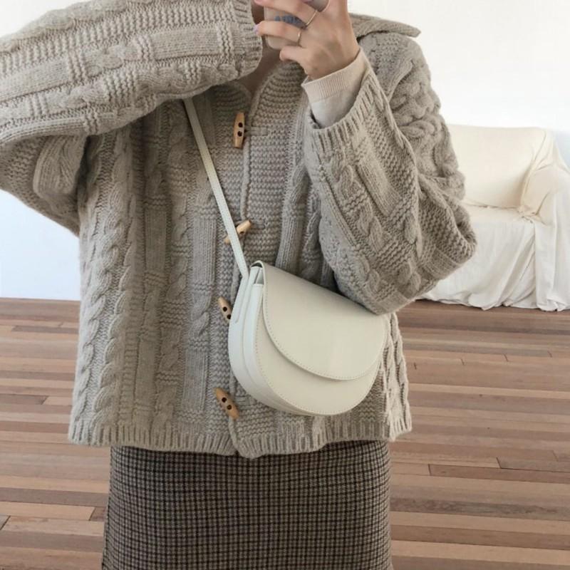 Áo khoác cardigan dệt kim màu trơn thanh lịch thời trang dành cho nữ