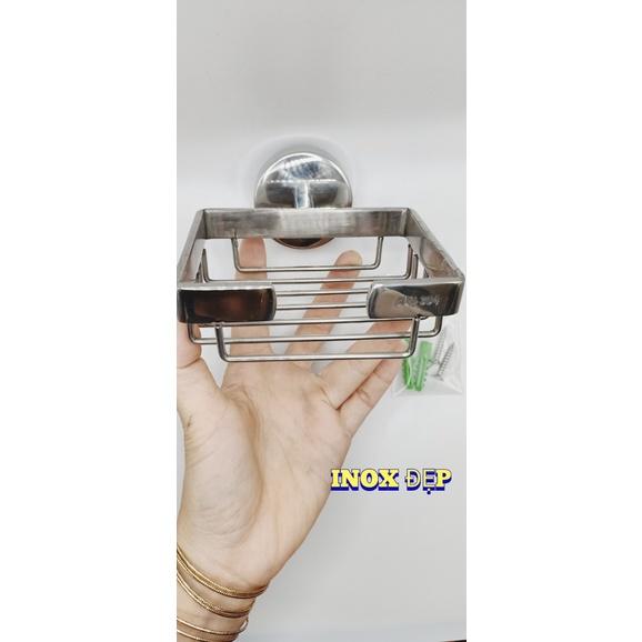 Kệ đựng xà bông inox 304, Khay để xà bông cao cấp chống han gỉ đánh bóng đẹp