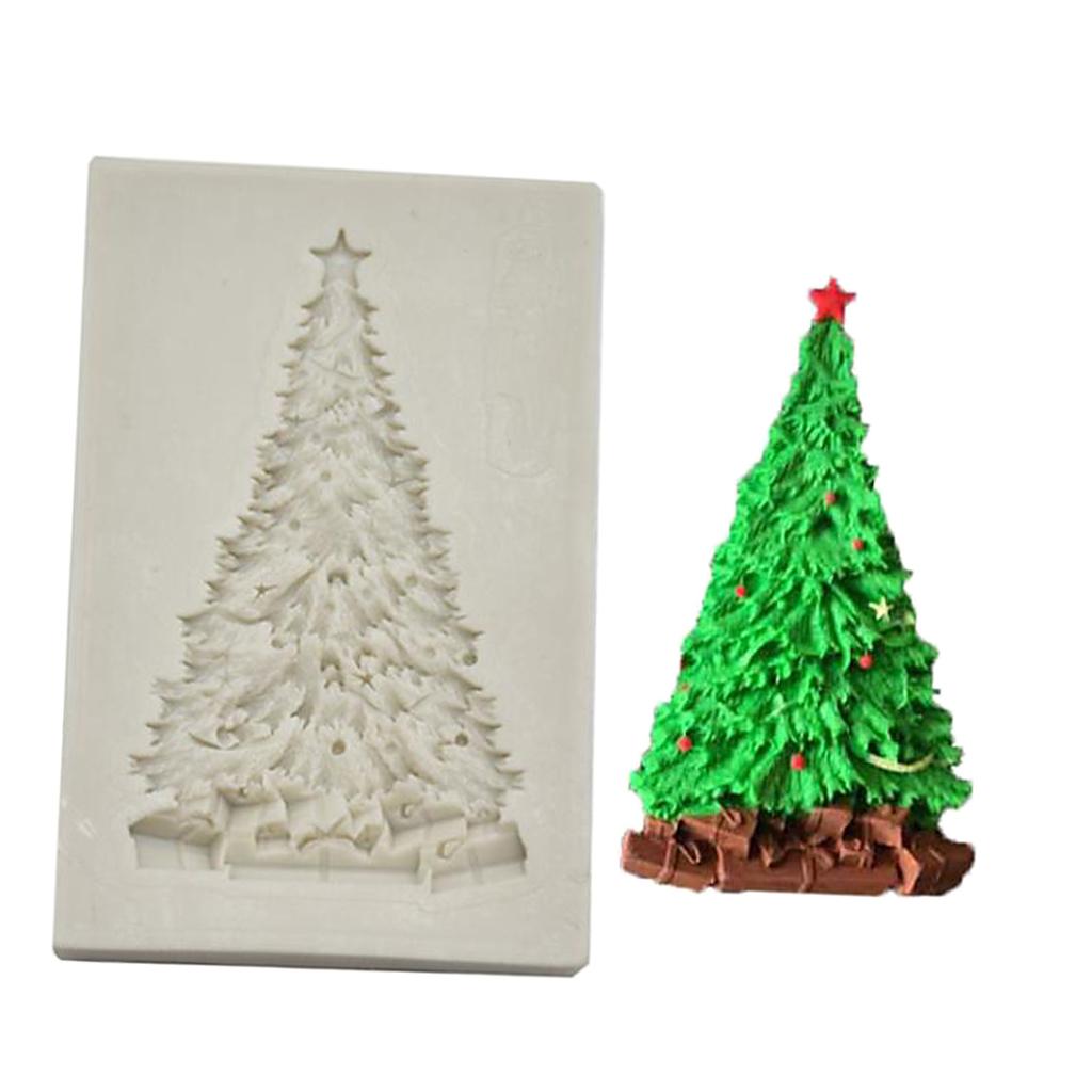 Christmas Tree Silicone Mold Fondant Moulds 3D Chocolate Cake Making Baking