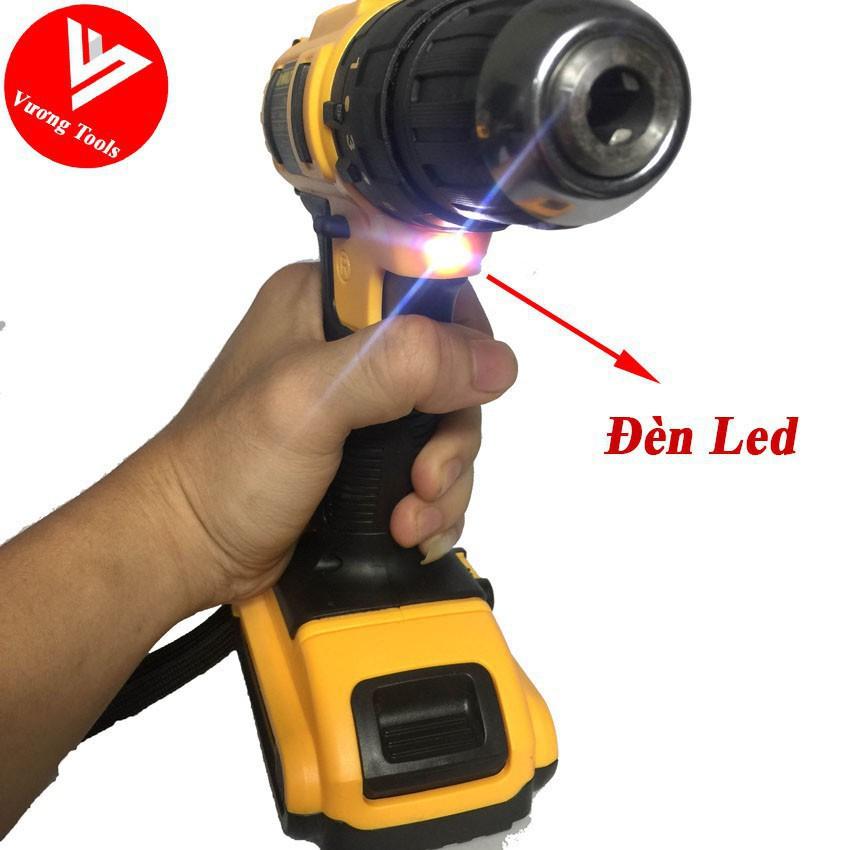 Máy Khoan Pin Dewalt 24V Có Búa, Máy khoan Cầm Tay Tặng Mũi Khoan