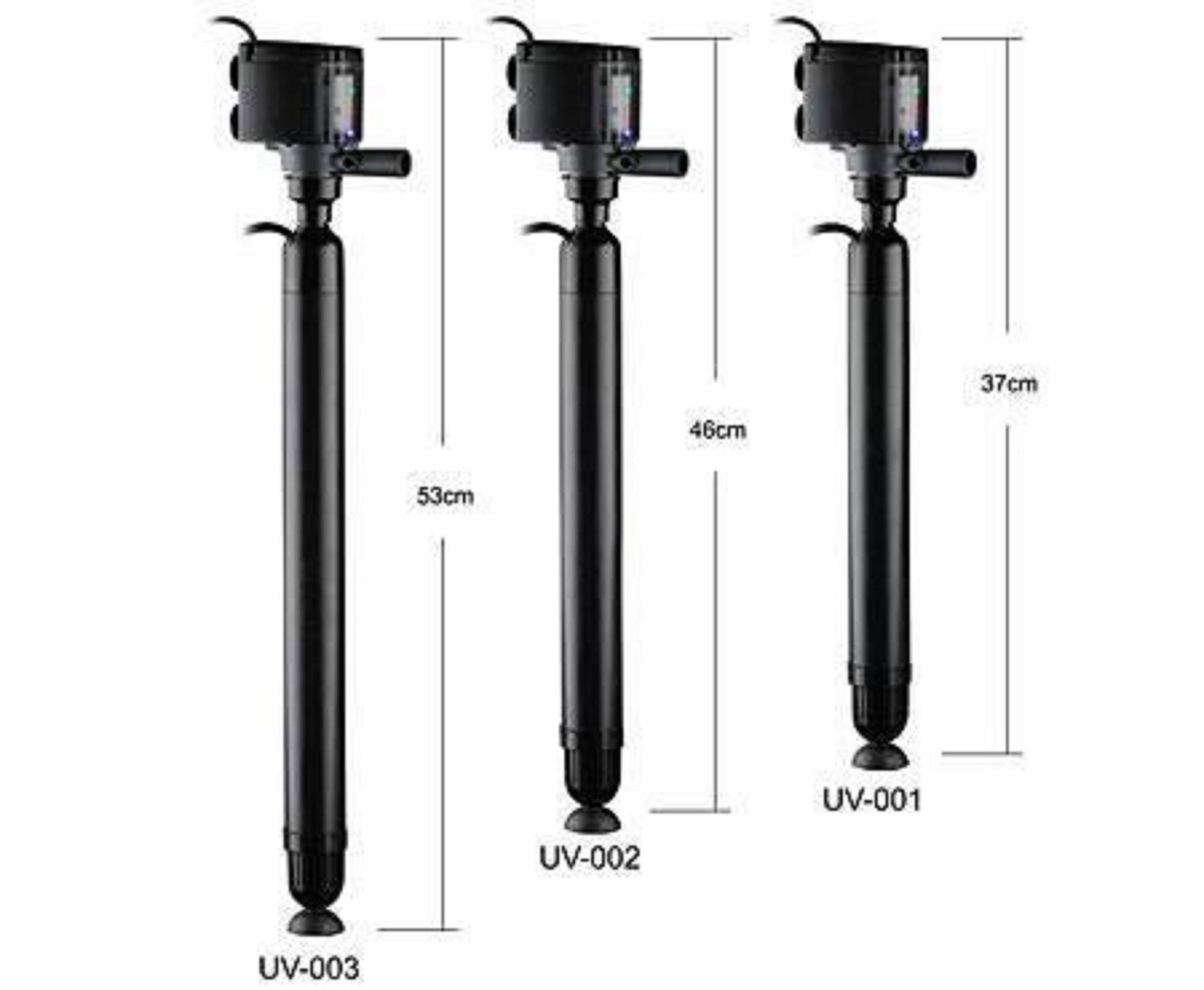 Đèn UV Diệt Khuẩn Và Rêu Hại Kết Hợp Bơm Tạo Oxy UV 003 Dành Cho Hồ Cá Cảnh