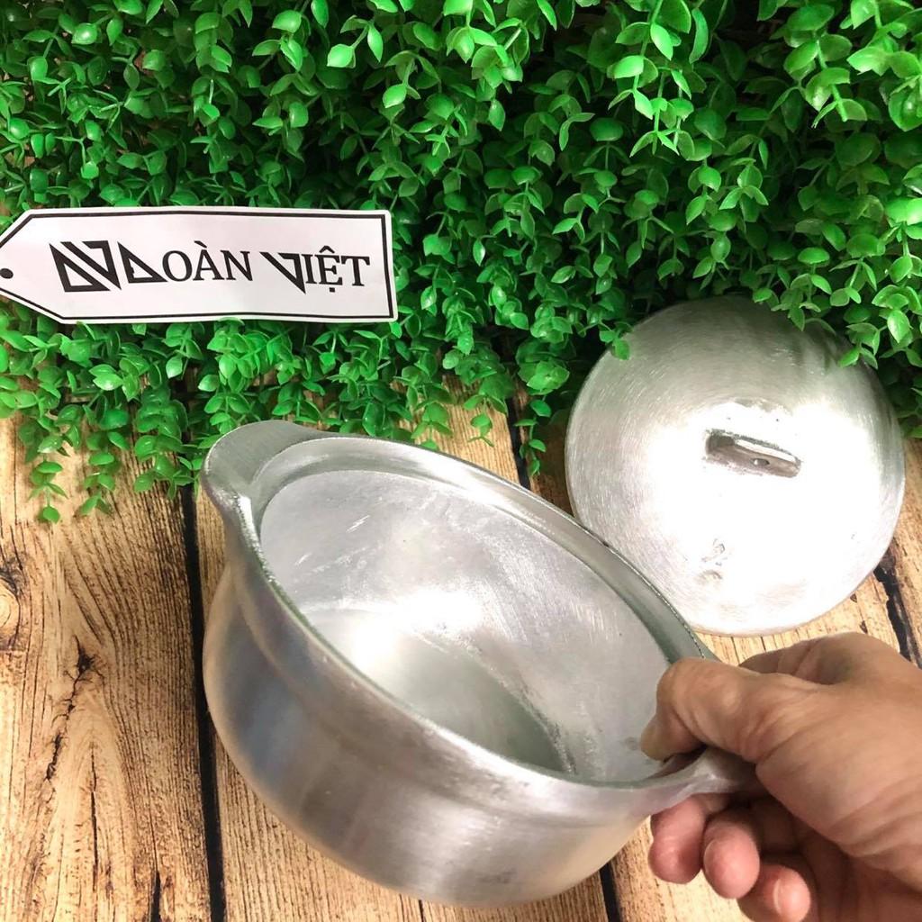 Nồi Gang kho thịt cá Lòng sâu S2-15cm, Nồi Cơm Niêu - Gang Đúc Nguyên Khối, Mẫu Mới Siêu Bóng Đẹp