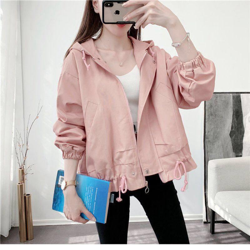 Áo khoác kaki kiểu nữ dây rút lai cực xinh , thiếu nữ teen cho các bạn trẻ VINA 1HIT