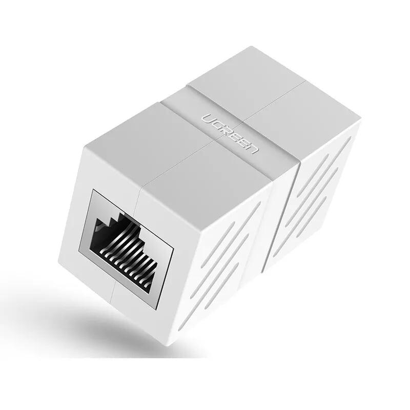 Ugreen UG20311NW114TK Màu Trắng Đầu nối dài dây mạng CAT6 cao cấp - HÀNG CHÍNH HÃNG