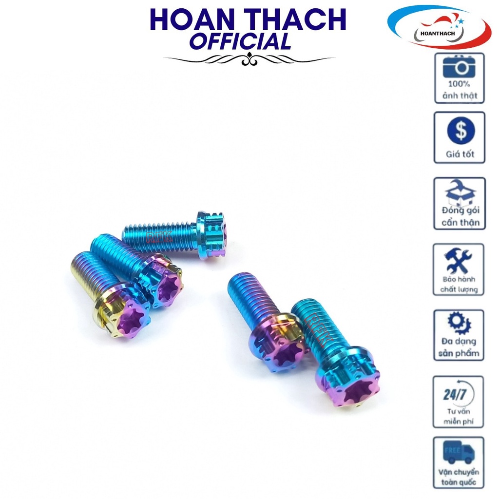 Ốc 8L15 Titan 7 Màu Đầu Salaya gắn cho nhiều dòng xe Máy SP017506 (giá 1 con)