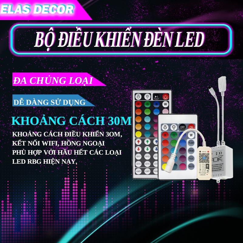 Bộ Điều Khiển Đèn Led 2835/5050 RGB Kết Nối Wifi - Điều Khiển Bằng App Magic Home và điều khiển hồng ngoại 24, 44 phím