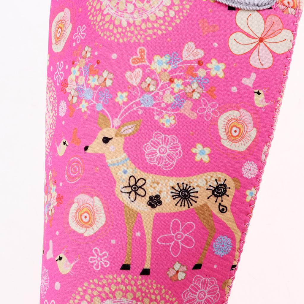 4Pcs Sports Water Bottle Carrier Holder Sleeve Insulated Tumbler Carry Case Pouch