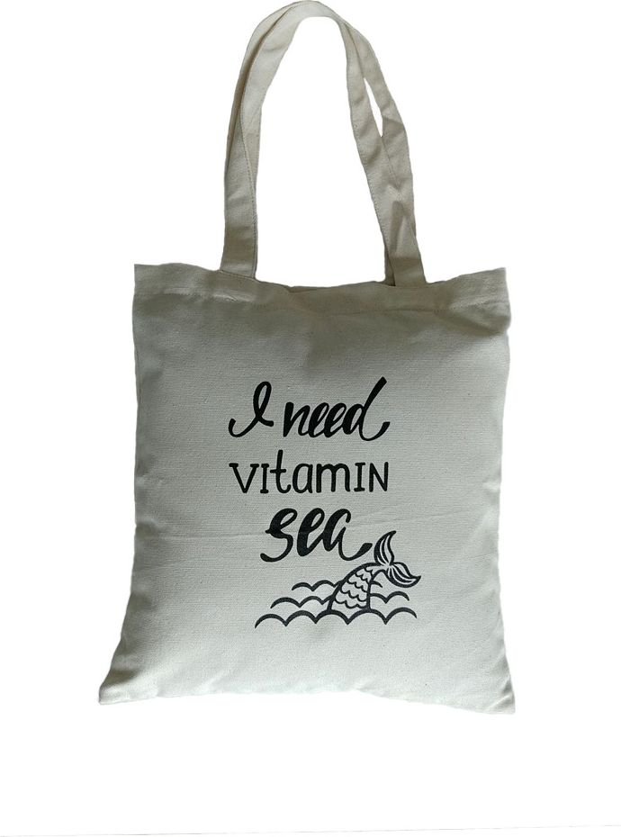 Túi Vải Canvas - I Need Vitamin Sea