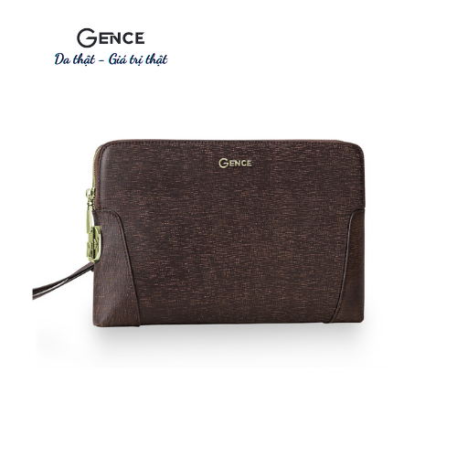 Clutch Cầm Tay Nam Gence Da Bò Saffiano CK11