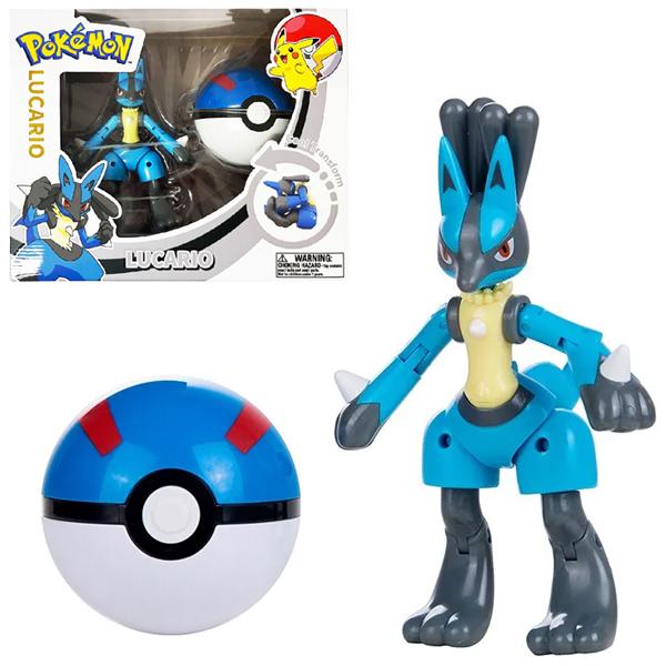 Đồ Chơi Bóng Pokemon Biến Hình - Lucario - Pokemon Toys ZC8919E