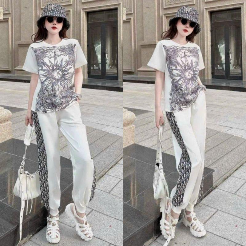 Sét đồ bộ nữ cao cấp in họa tiết độc lạ mẫu mới bao đẹp có bigsize, đô bộ mặc đi chơi, bộ đồ mặc ở nhà xinh xắn