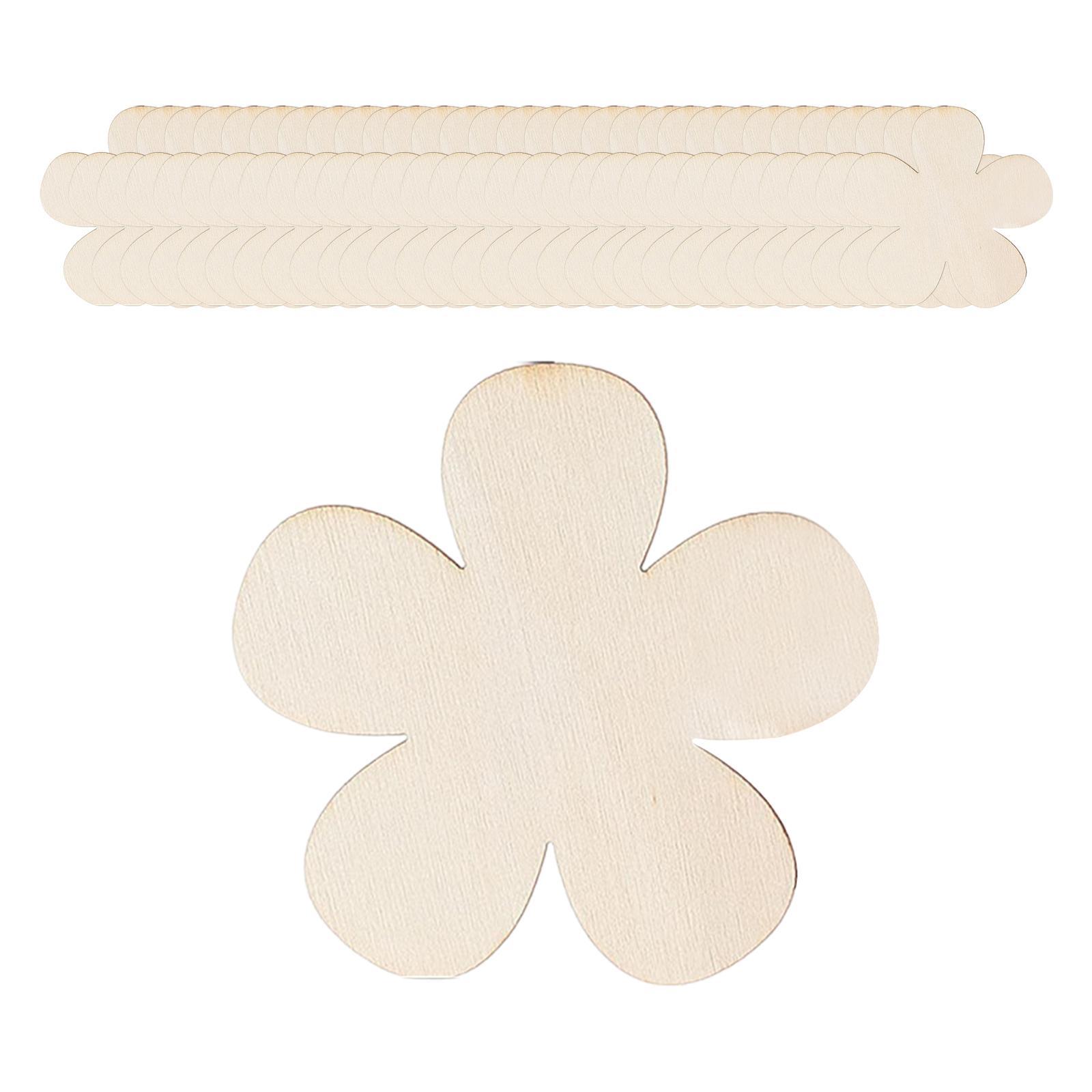 30x Unfinished Blank Wood Coaster, Wooden Slices Photo Props, Embellishments Wood Plaque Unfinished Wood Cutout for Garden Holiday Decorations
