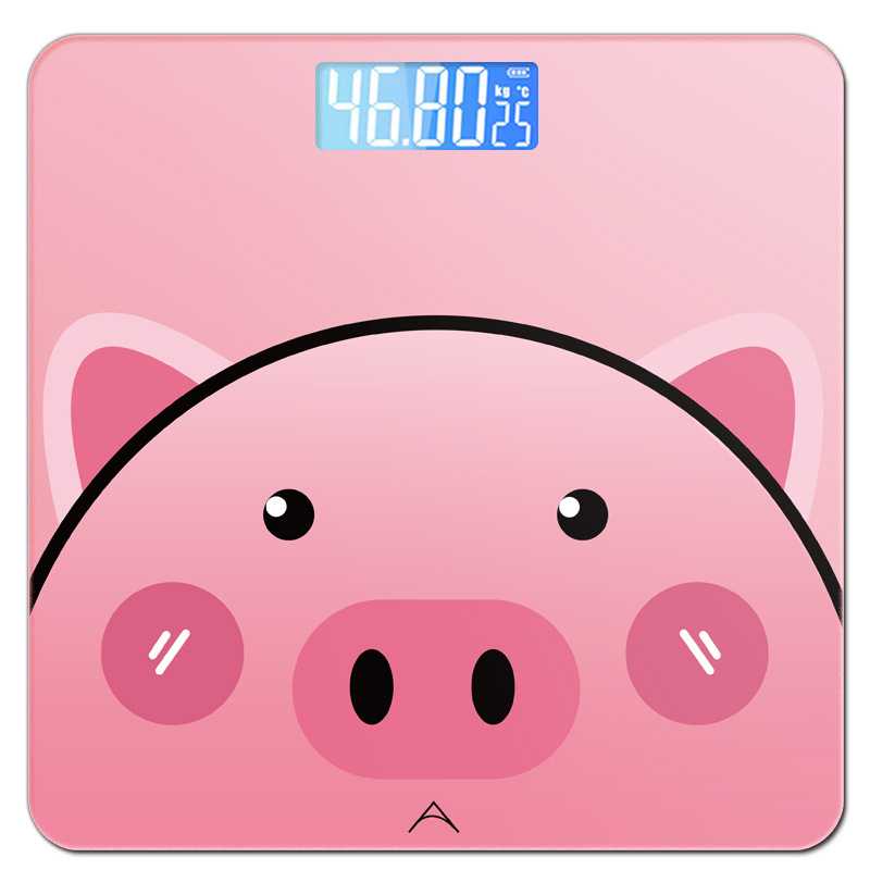 Cân Sức Khỏe Personal Scale - Cân Hình Heo Hồng Kute