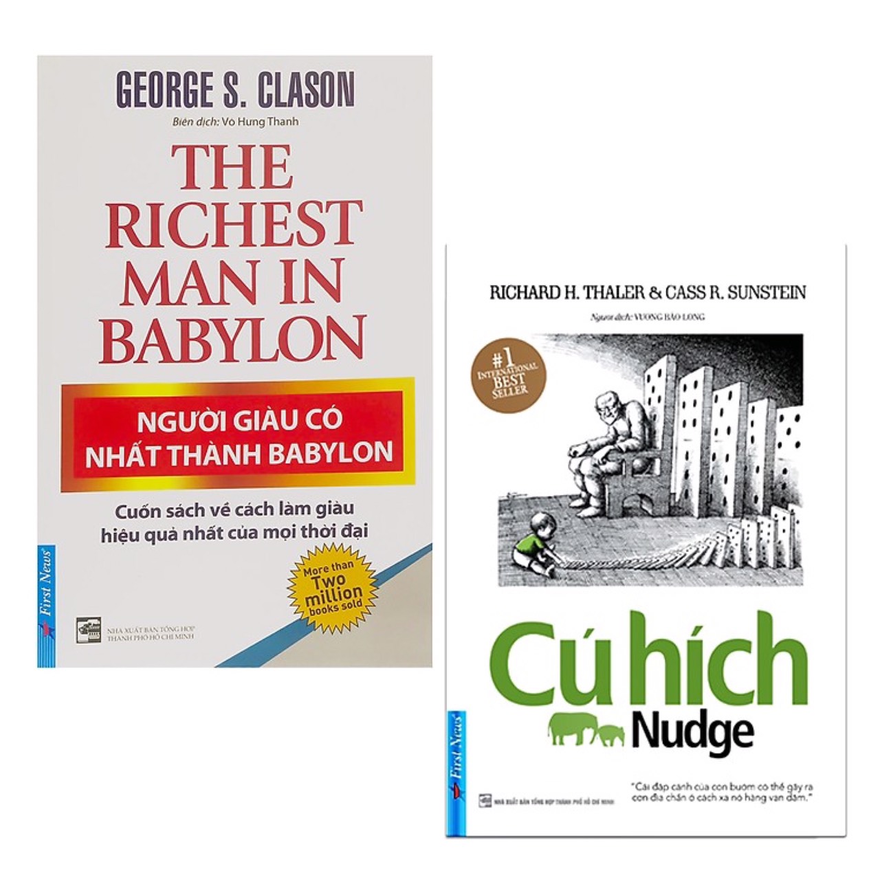 Combo 2 Cuốn Sách Kinh Tế Cực Hay: Người Giàu Có Nhất Thành Babylon  + Cú Hích  / Sách Kỹ Năng Làm Việc - Bài Học Kinh Doanh