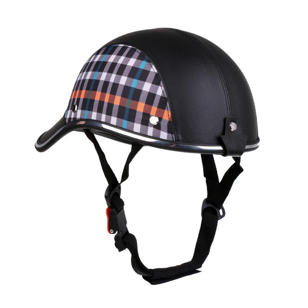 2Pcs Bike Riding PU  Visor with Adjustable Strap Safety Baseball Cap