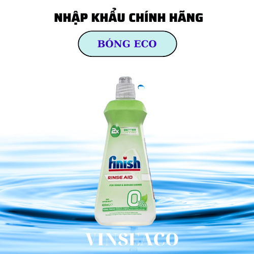 [HCM] Nước làm bóng chén bát Finish Eco 0% - 400ml/ chai