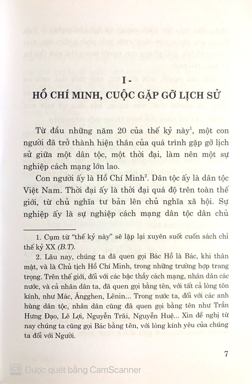 Hồ Chí Minh - Một con người, một dân tộc, một thời đại, một sự nghiệp