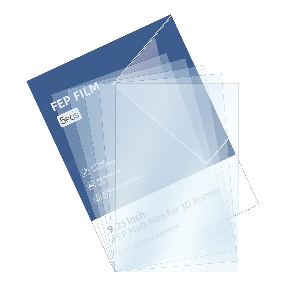Anycubic fep matt flim cho photon m3 cộng với kích thước 260x175mm t = 0.1mm Phim phát hành mờ một mặt Phụ kiện in 3D