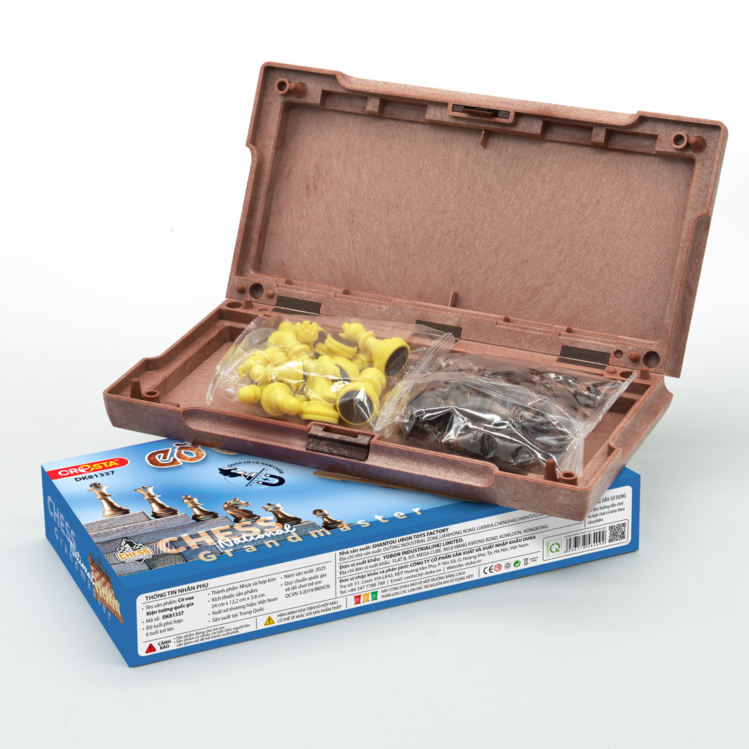 DK81337: CỜ VUA – KIỆN TƯỚNG QUỐC GIA – DUKA – Minh Long Book
