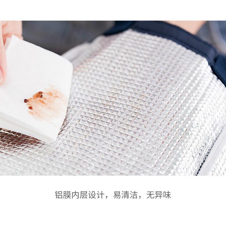 PVN18247 Túi giữ nhiệt đựng đồ kiểu nhật,mang cơm đựng hộp thức ăn gọn gàng T2