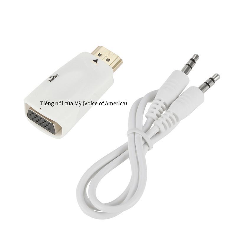 Bộ chuyển đổi hdmi nam sang vga nữ giá rẻ nhất với bộ chuyển đổi âm thanh hdmi máy tính máy chiếu Bộ chuyển đổi HD 1080P
