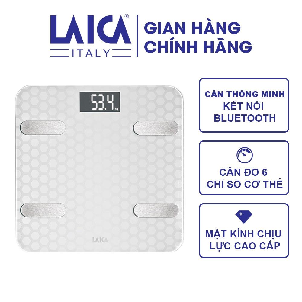 Cân điện tử thông minh Laica PS7011 - Cân sức khỏe đo 6 chỉ số