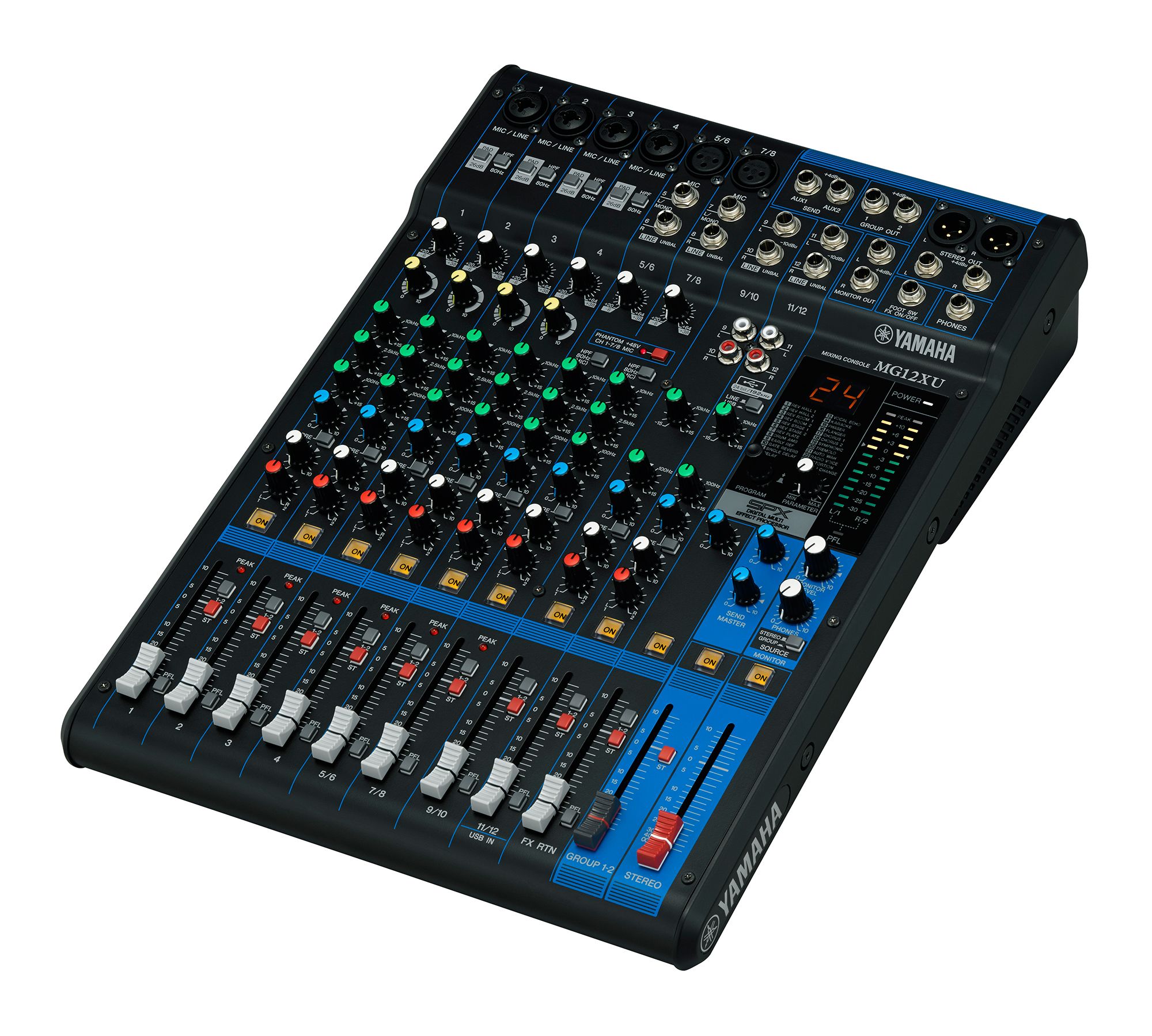 Bàn trộn âm thanh MG12XU - Mixer Analog Yamaha MG12XU - Mixer Yamaha 12 line - HÀNG CHÍNH HÃNG