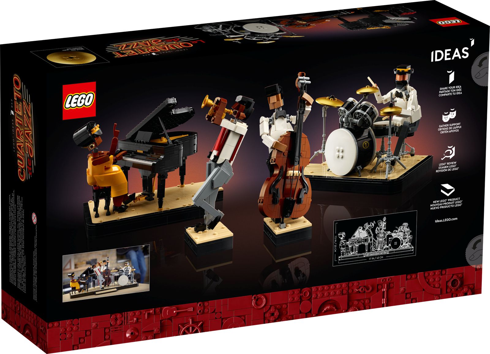 LEGO 21334 - Bộ Tứ Jazz (1606 chi tiết)