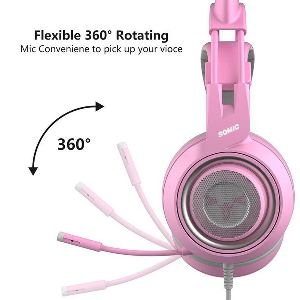 Headset 3.5mm Adjustable Headband Earphones Ear-Cup for Phone PC