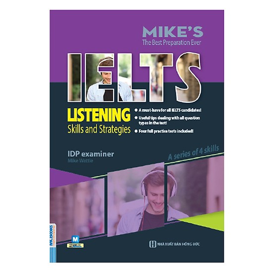 Bộ sách IELTS Mike's ( Tặng kèm 360 Động Từ Bất Quy Tắc Và 12 Thì Tiếng Anh Cơ Bản )
