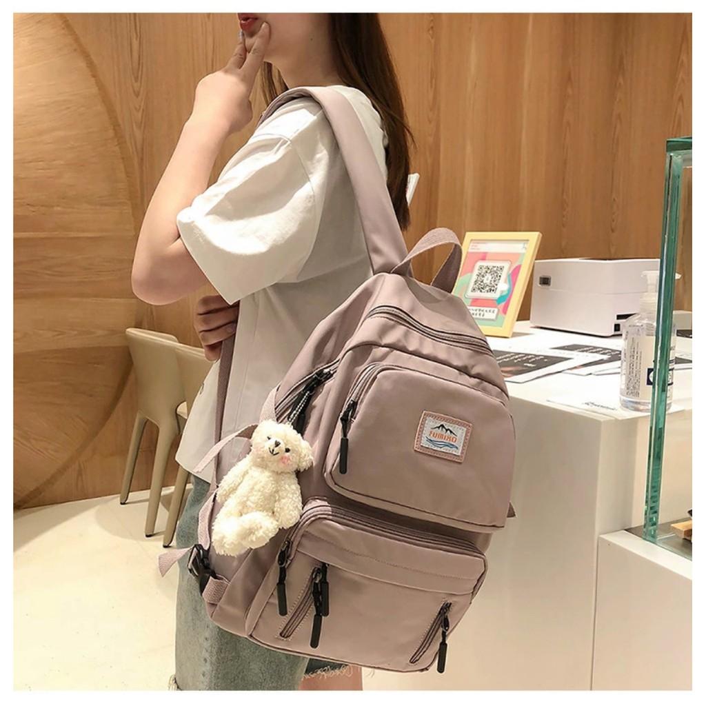 Ba lô thời trang cao cấps 2 khóa kéo