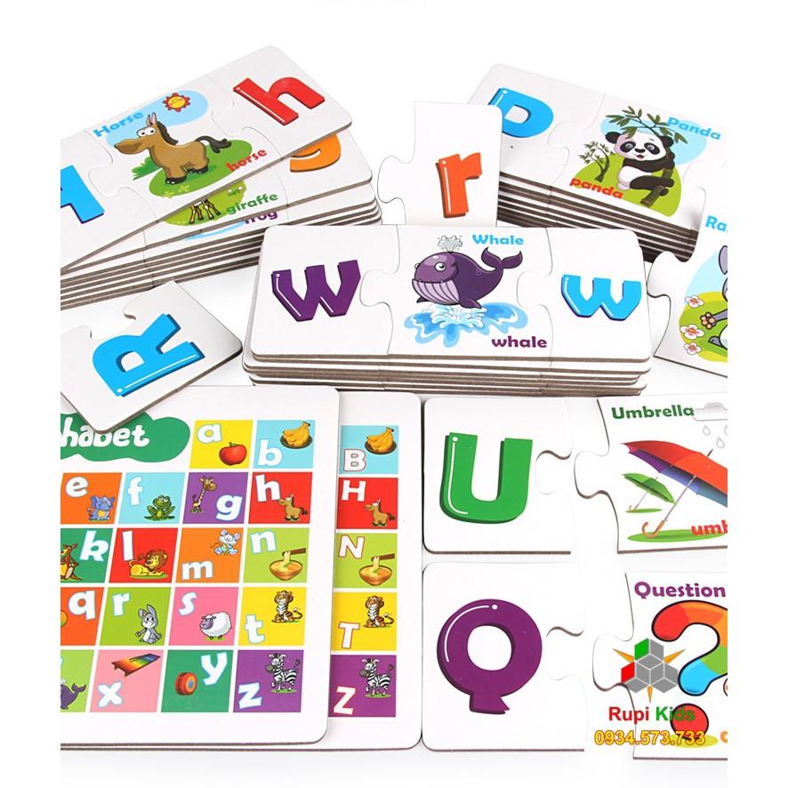 ️ Bảng chữ cái ️ Alphabet tiếng Anh - Ghép hình động vật