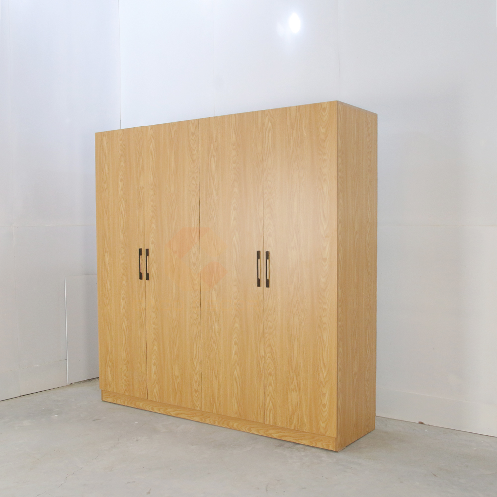 TỦ ÁO CÁNH MỞ GỖ MDF MELAMINE MÀU VÀNG VÂN GỖ SỒI CAO CẤP