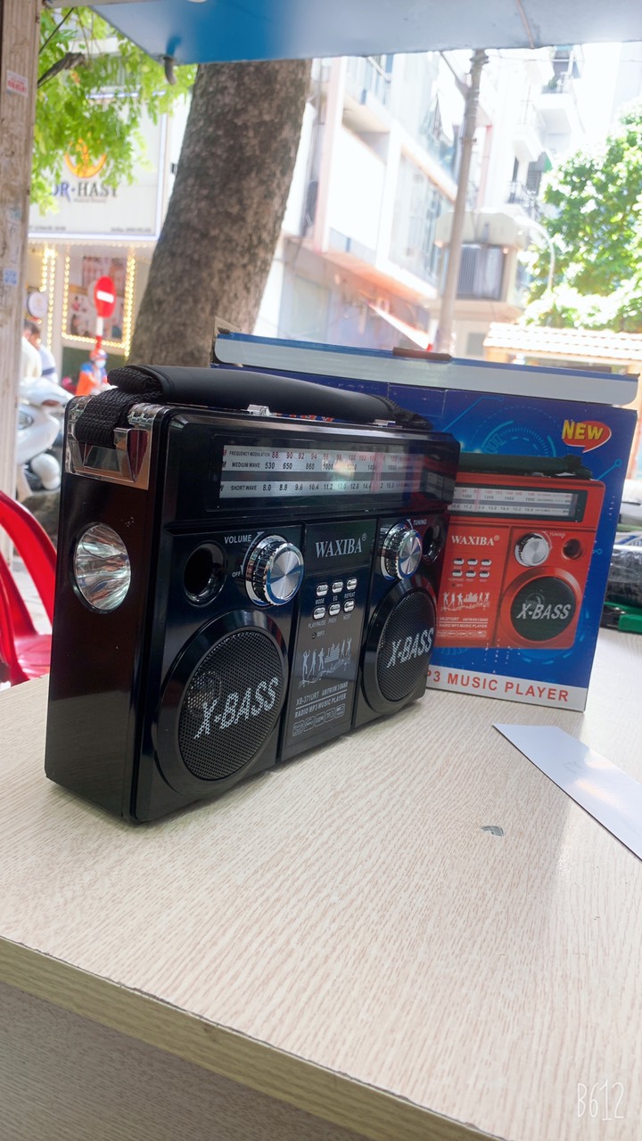 ĐÀI RADIO FM WAXIBA 372URT Mẫu 2022 BẮT SÓNG FM/AM/SW KHỎE – NGHE NHẠC TỪ USB THẺ NHỚ – Hàng Chính Hãng