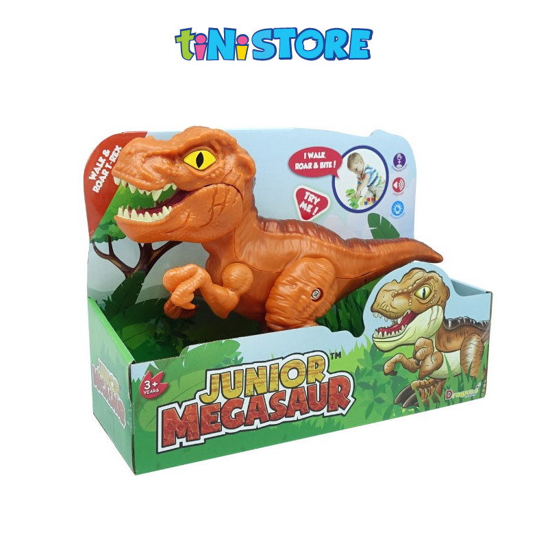 Đồ chơi khủng long mini biết đi, kêu gầm gừ T-Rex Dragon-itoys