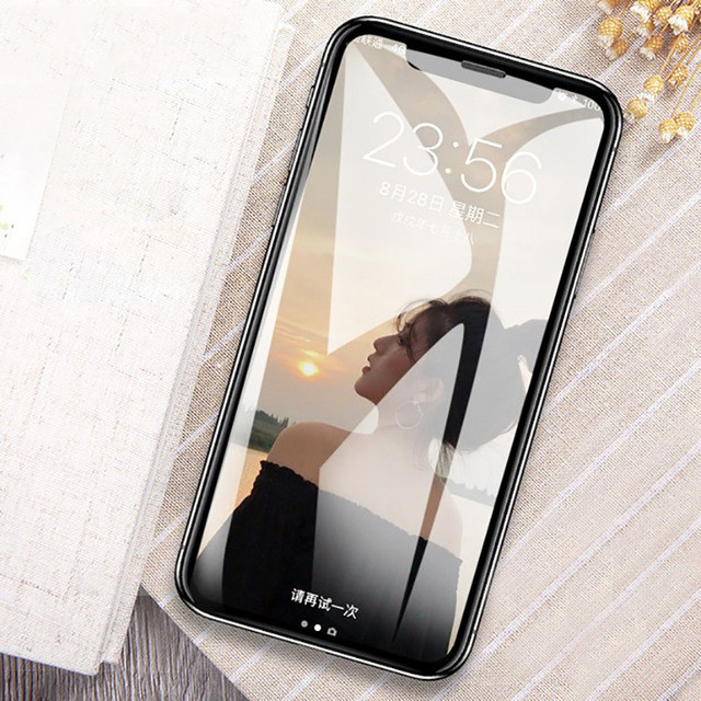 Miếng dán kính cường lực Full 3D Baseus cho iPhone XS MAX - Hàng chính hãng