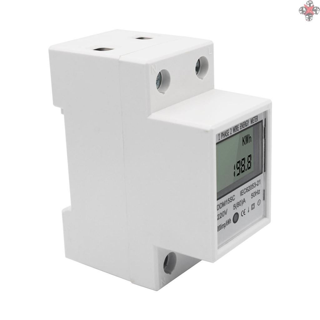 Thiết Bị Đo Năng Lượng 5-80a 220v 50hz Màn Hình Lcd