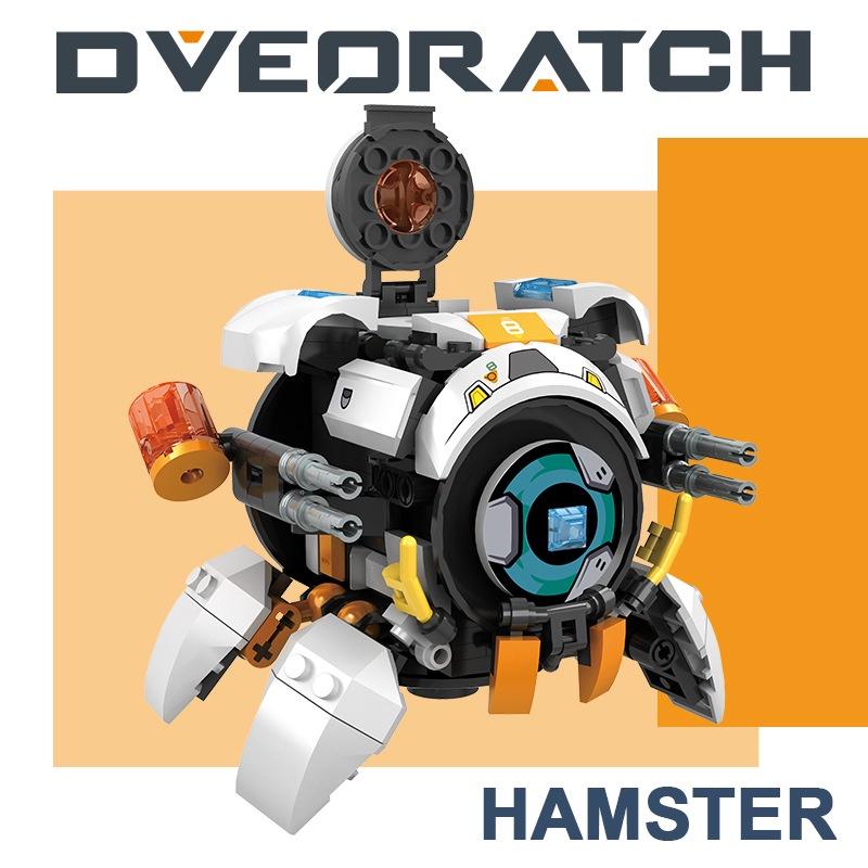 Đồ Chơi Lắp Ráp Kiểu LEGO Overwatch Wrecking Ball Mech Robot 10in1 HAMSTER 50029 Với 234 Mảnh Ghép