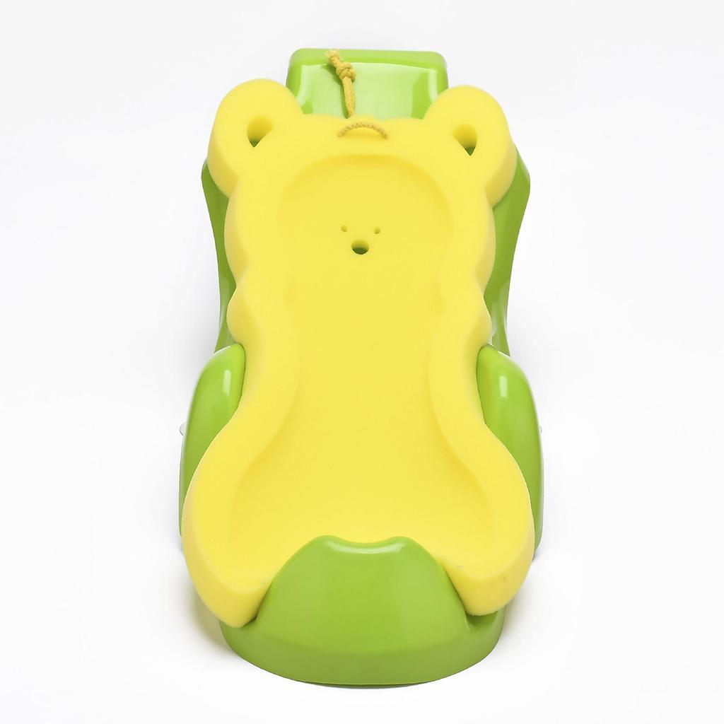 2x Baby Bath Sponge Infant Bath Cushion Comfy And Skid Proof Bathing Mats