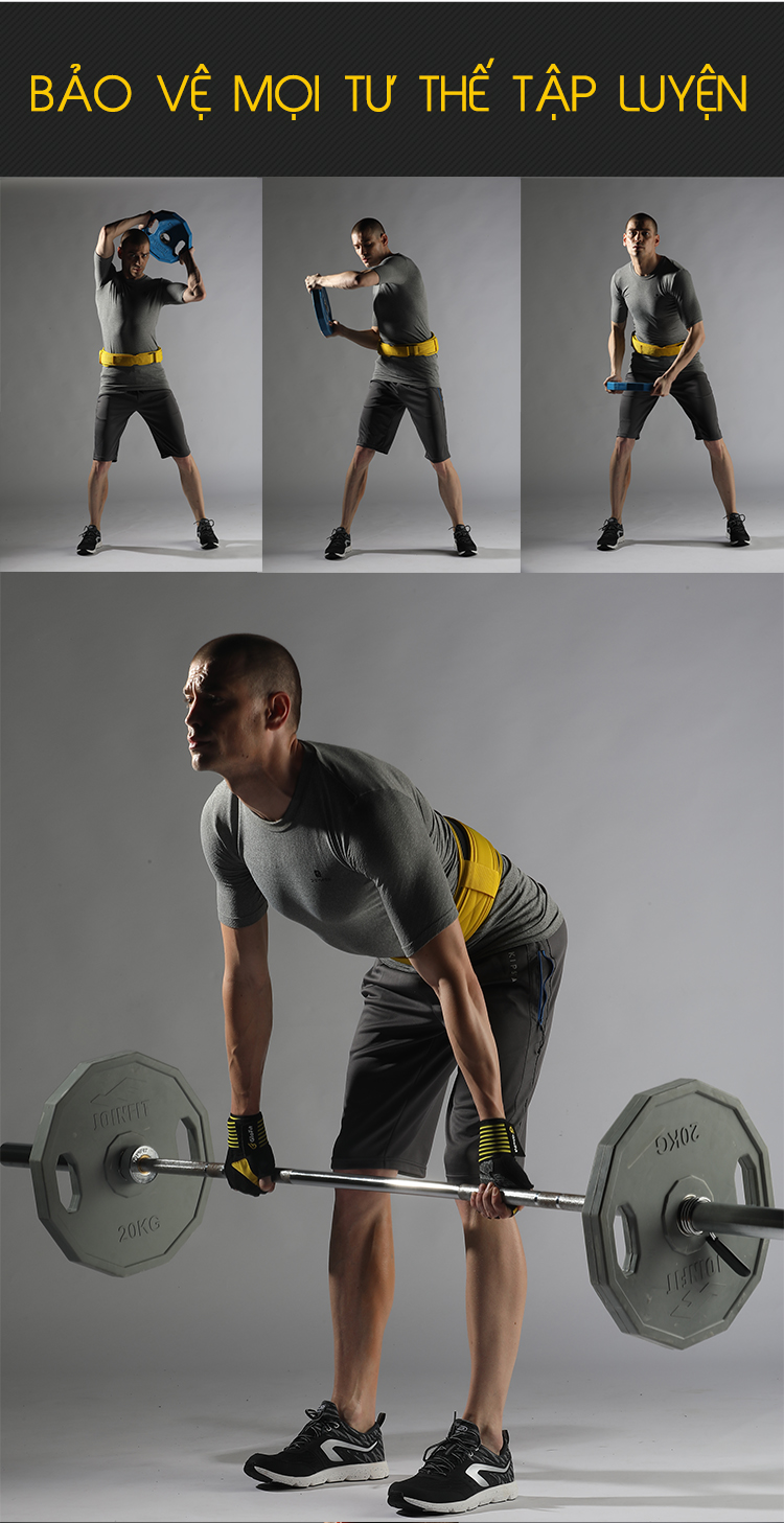 Đai Lưng Tập Gym, Nâng Tạ, Đai Lưng Thể Hình Cao Cấp Chính Hãng Glofit GFHY005, Đai Lưng Tập Gym Cao Cấp Cho Nam Nữ