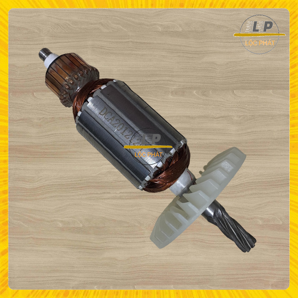 Rotor máy mài thẳng cho DCA ASS150 DSS150 Nhông 6 Răng sắc, Thân 41mm Dài 170mm