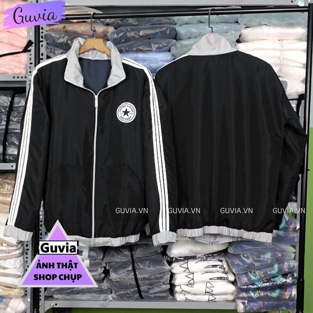 Áo Khoác Dù GATCREY 2 Lớp Form Rộng Nam Nữ Unisex, Áo Gió Bomber Bóng Chày Chống Nắng Ulzzang
