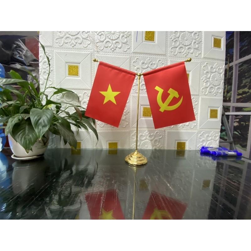Đế cắm cờ để bàn làm việc, cờ trang trí để bàn