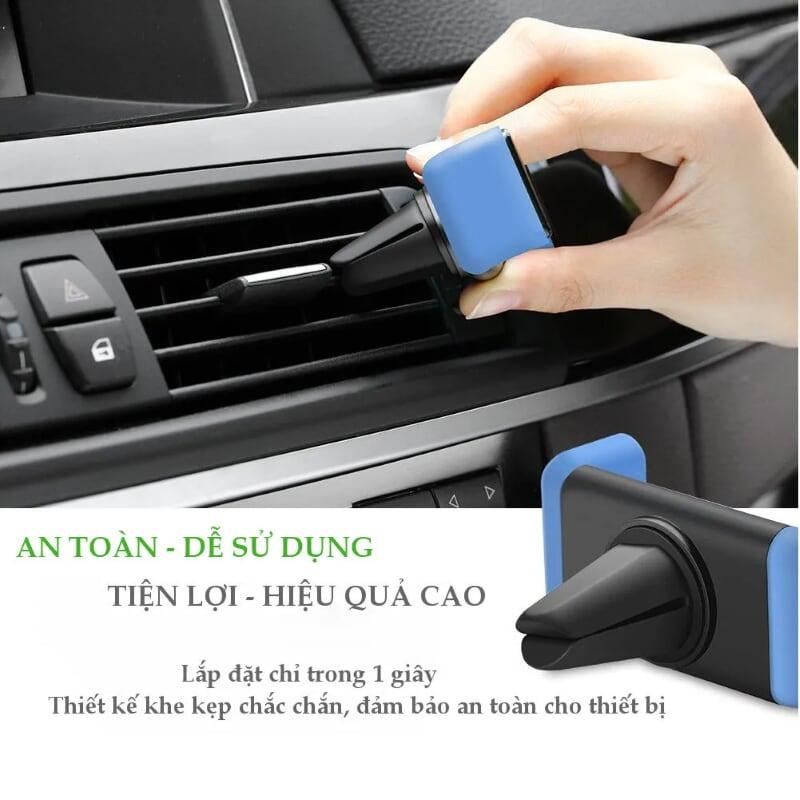 Ugreen UG30751LP120TK Màu xanh dương Giá Kẹp điện thoại trên khe thông gió ô tô xoay 360 độ - HÀNG CHÍNH HÃNG