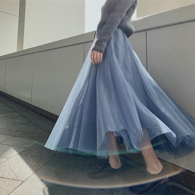 Chân váy tutu 3 lớp chiều dài 65cm;80cm;90cm YuraStore CVTT88