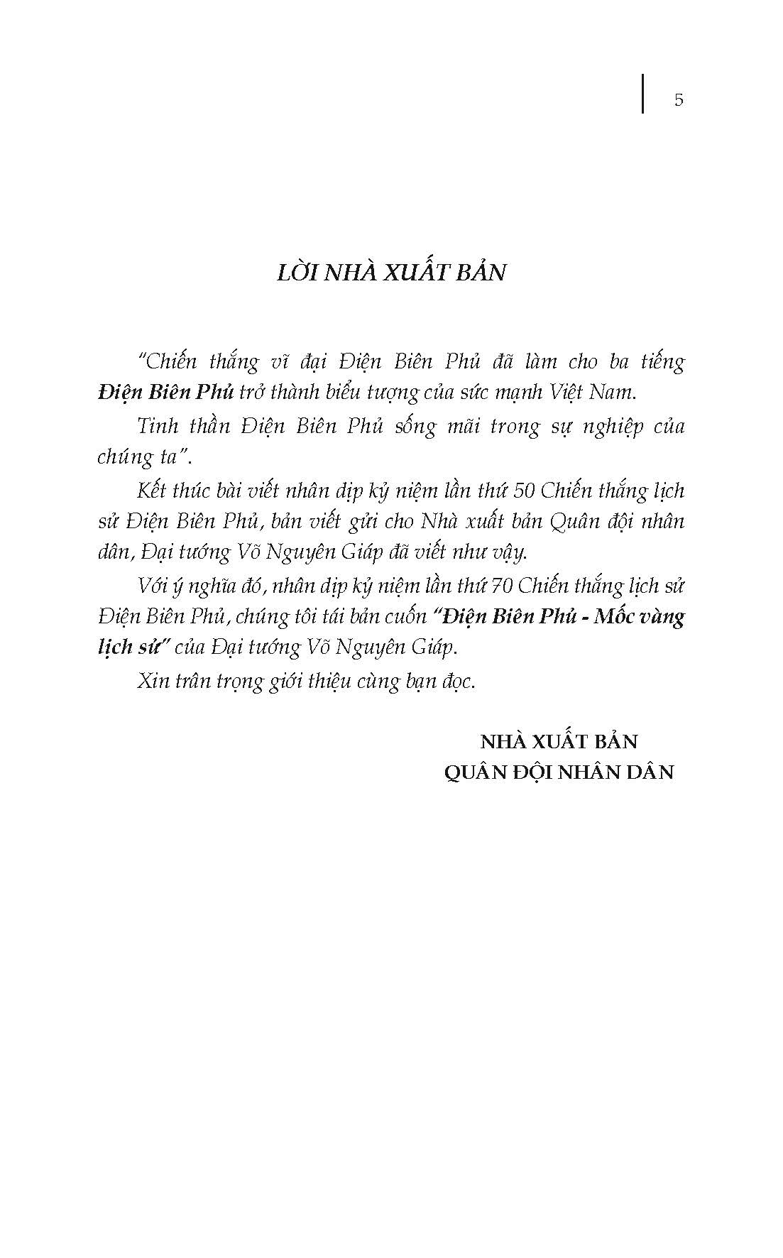 Điện Biên Phủ - Mốc Vàng Lịch Sử