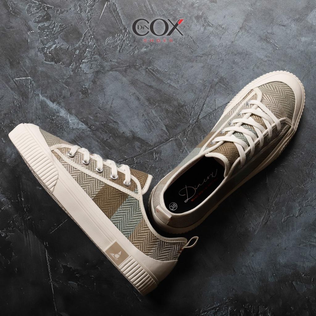 Giày Sneaker Bata Vải Canvas Nữ Dincox C20 Covi Blue Thời Trang Chính Hãng